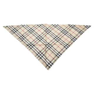 BURBERRY - 美品 バーバリー ノバチェック スカーフ 三角形 BURBERRY - 美品 バーバリー ノバチェック スカーフ 三角形