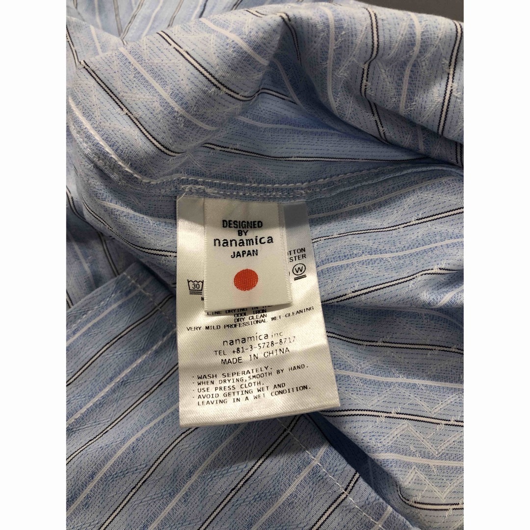 nanamica - nanamica Band Collar Dobby Stripe Shirtの通販 by nanamica - nanamica Band Collar Dobby Stripe Shirtの通販 by