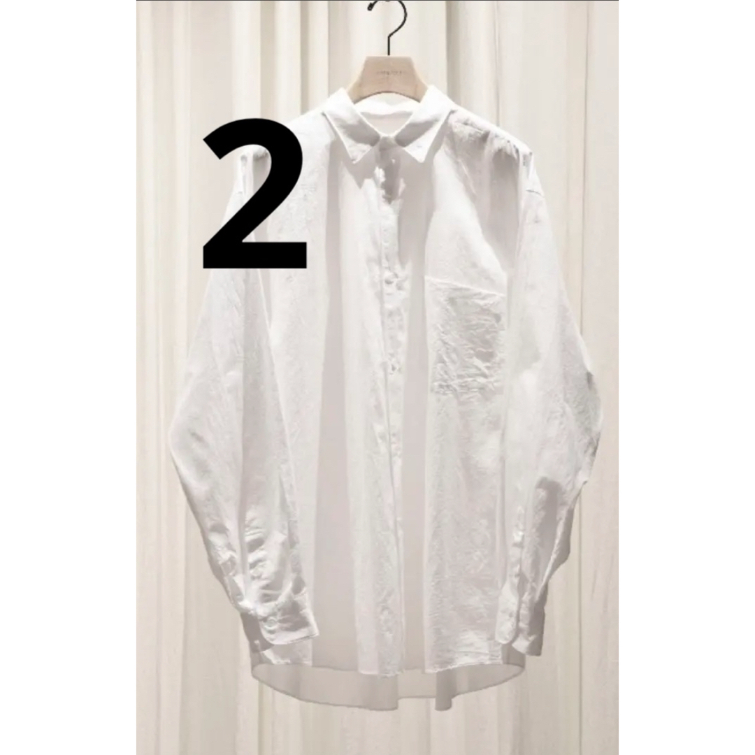 COMOLI - COMOLI 25SS コモリシャツ white size2の通販 by COMOLI - COMOLI 25SS コモリシャツ white size2の通販 by