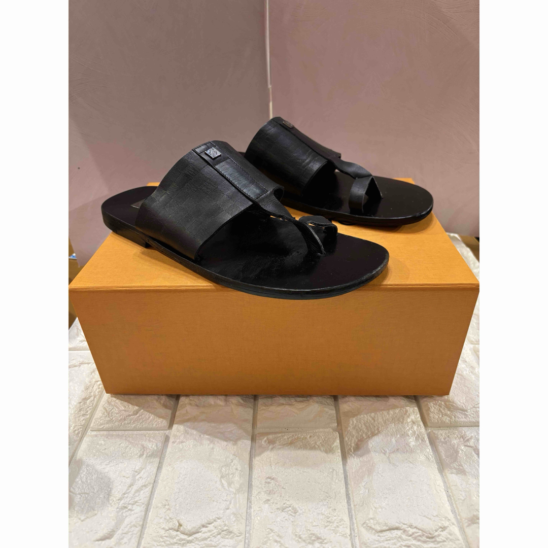 LOUIS VUITTON - #ルイヴィトン#ダミエ#メンズ#ブラック レザー LOUIS VUITTON - #ルイヴィトン#ダミエ#メンズ#ブラック レザー