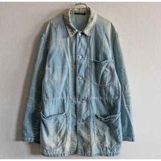 Yohji Yamamoto - YOHJI YAMAMOTO 【デニム カバーオール Yohji Yamamoto - YOHJI YAMAMOTO 【デニム カバーオール