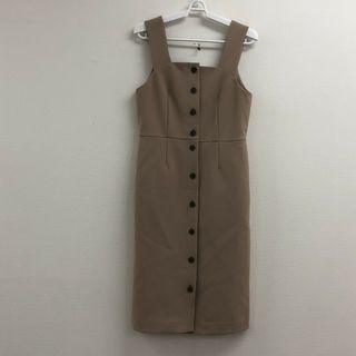 【NATURAL BEAUTY BASIC】ナチュラルビューティーベーシック ジャンパースカート ワンピース S ベージュ系(その他)