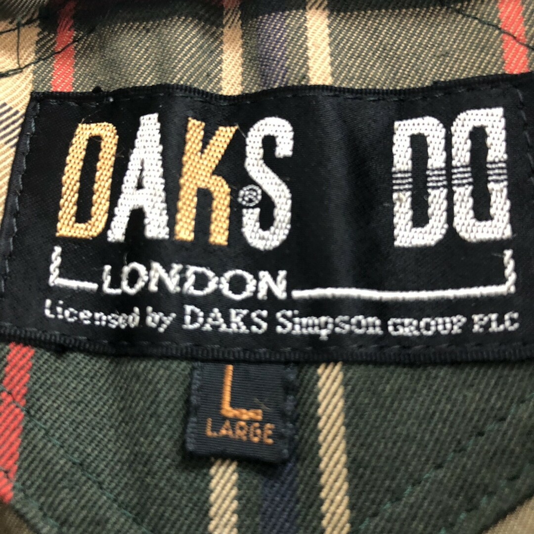 DAKS - 【DAKS】ダックス ジャンパー ブルゾン アウター L 緑系 グリーン DAKS - 【DAKS】ダックス ジャンパー ブルゾン アウター L 緑系