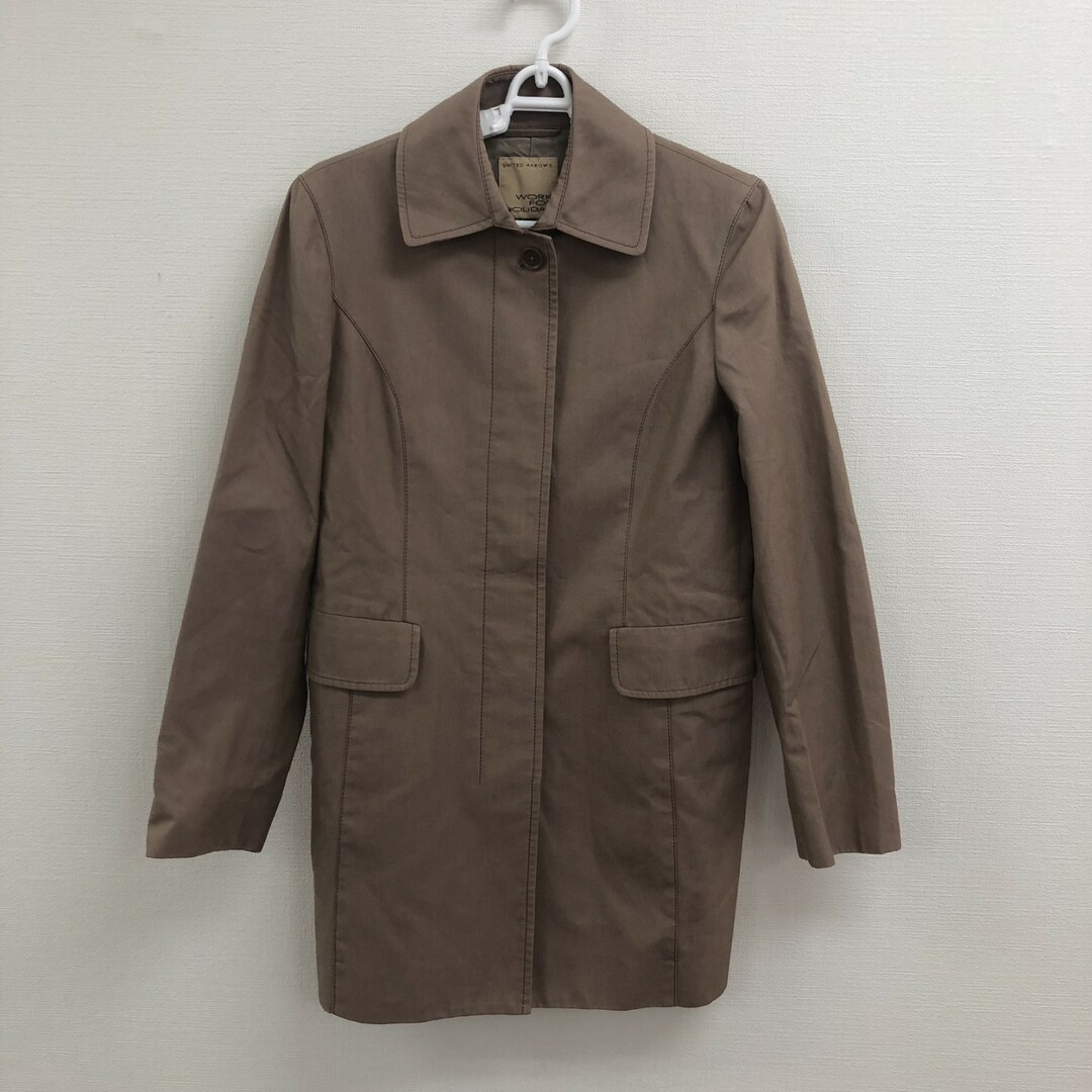 UNITED ARROWS - 【UNITED ARROWS】ユナイテッドアローズ ステンカラーコート コート ロングコート 36 茶系 ブラウン