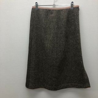 クローラ(CROLLA)の【CROLLA】クローラ スカート 膝丈スカート 38 茶系 シルク混(その他)