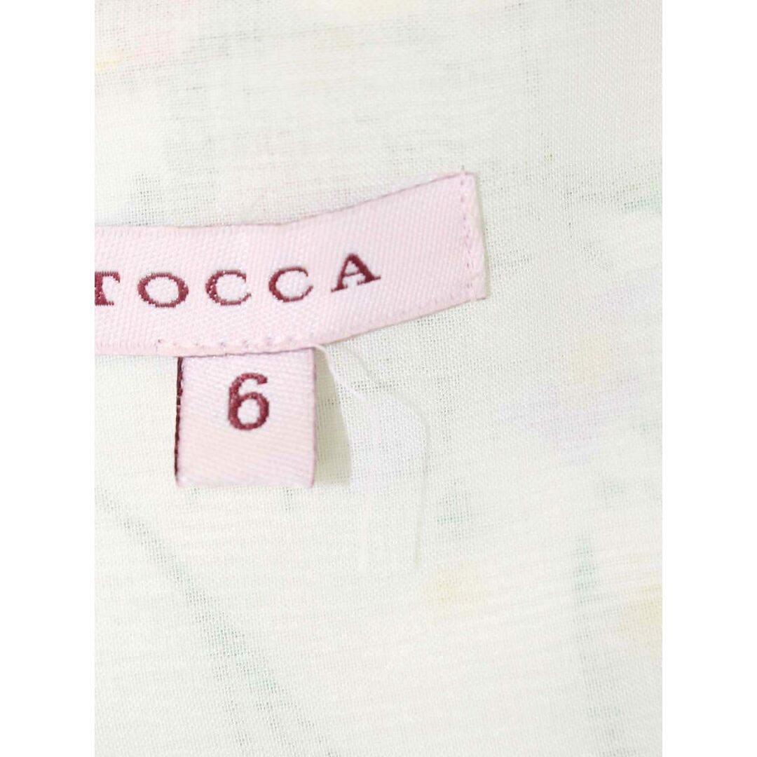 TOCCA - トッカ OPTOGA0020 ワンピース 6 ホワイト フラワー TOCCA - トッカ OPTOGA0020 ワンピース 6 ホワイト フラワー