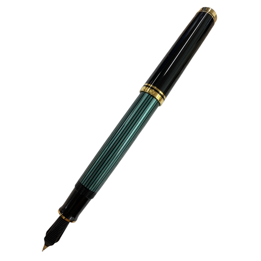 Pelikan - ペリカン スーベレーン 800 万年筆 グリーン 18C 緑縞 Pelikan - ペリカン スーベレーン 800 万年筆 グリーン 18C 緑縞