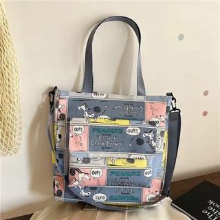 新品　トートバッグ  肩がけバッグ   ショルダーバッグ　2way スヌーピー(ショルダーバッグ)