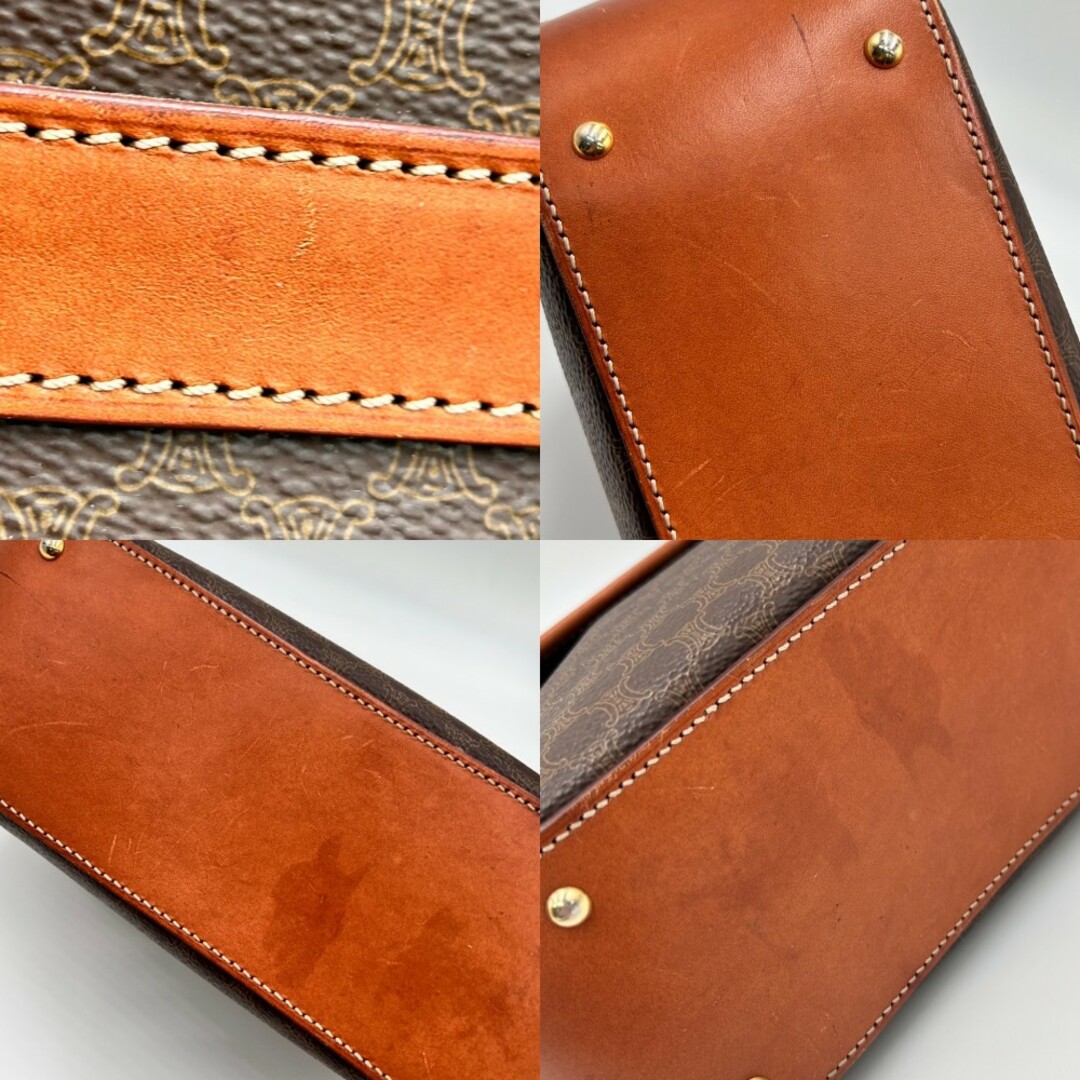 CELINE - CELINE セリーヌ 2WAY マカダム ショルダーバッグ CELINE - CELINE セリーヌ 2WAY マカダム ショルダーバッグ