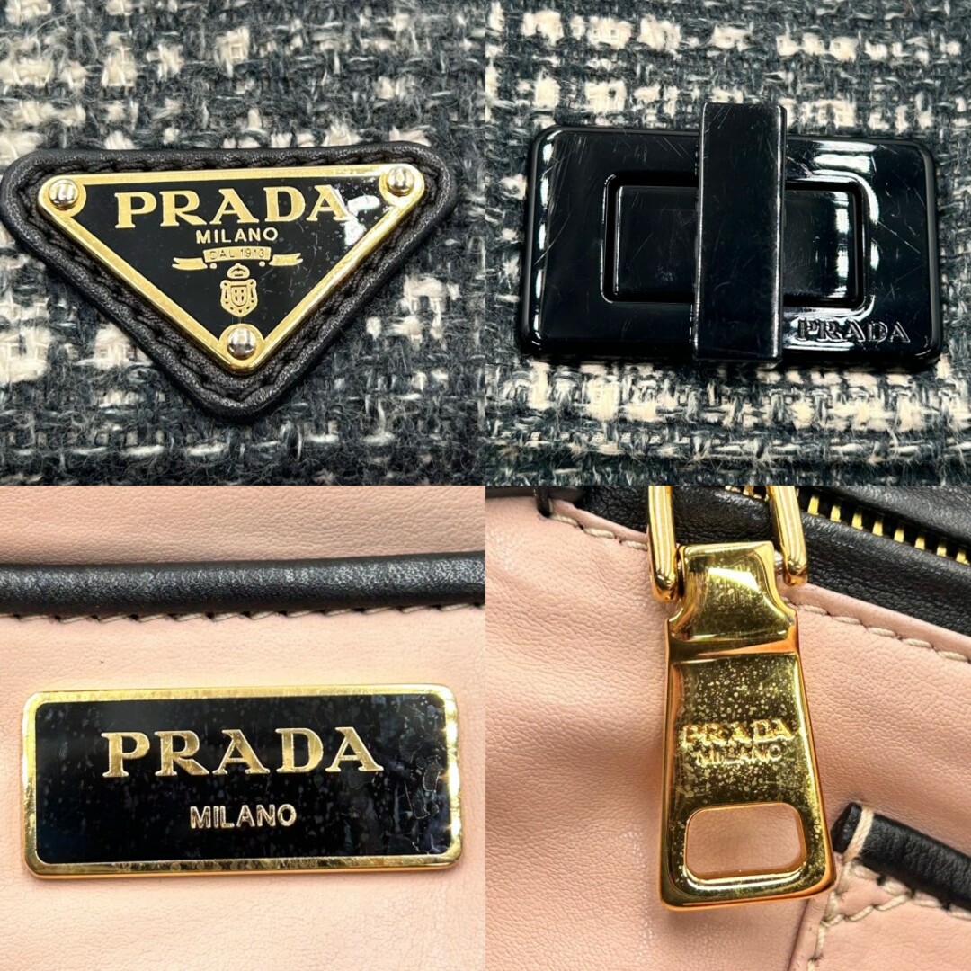 PRADA - 【在庫一掃】PRADA プラダ ハンドバッグ トライアングル PRADA - 【在庫一掃】PRADA プラダ ハンドバッグ トライアングル
