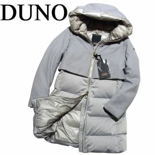 DUNO - 極美品【大きいサイズ42】デュノDUNO フードロングダウン DUNO - 極美品【大きいサイズ42】デュノDUNO フードロングダウン