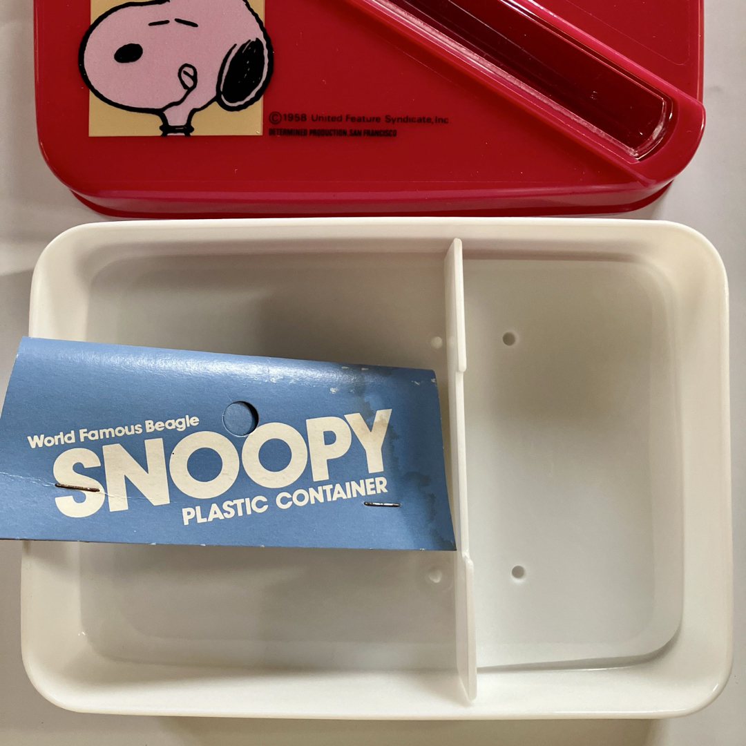 SNOOPY - 美品新品 スヌーピー 昭和レトロ 箸付きランチボックス SNOOPY - 美品新品 スヌーピー 昭和レトロ 箸付きランチボックス
