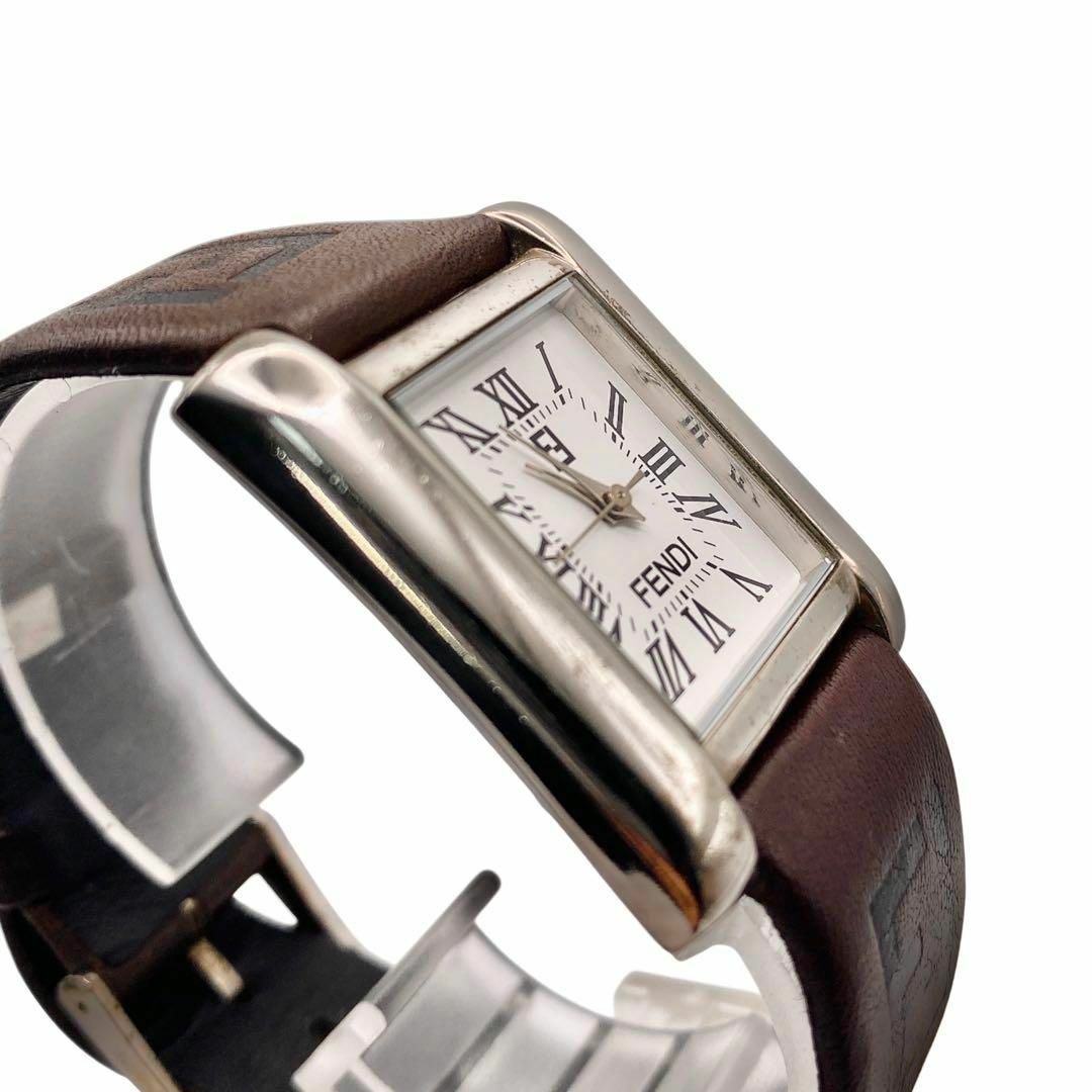 FENDI - FENDI 1925 ローマン スクエア シルバー レディース FENDI - FENDI 1925 ローマン スクエア シルバー レディース