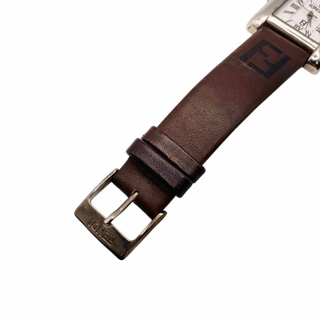 FENDI - FENDI 1925 ローマン スクエア シルバー レディース FENDI - FENDI 1925 ローマン スクエア シルバー レディース