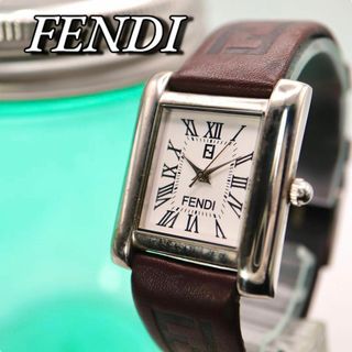 FENDI - FENDI 1925 ローマン スクエア シルバー レディース FENDI - FENDI 1925 ローマン スクエア シルバー レディース