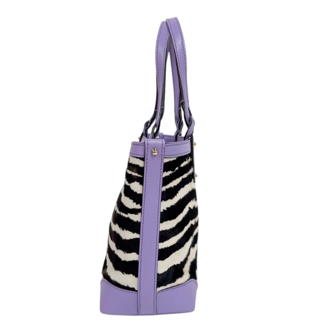 GUCCI - グッチ GUCCI ゼブラ柄 トートバッグ 269878 パープル GUCCI - グッチ GUCCI ゼブラ柄 トートバッグ 269878 パープル