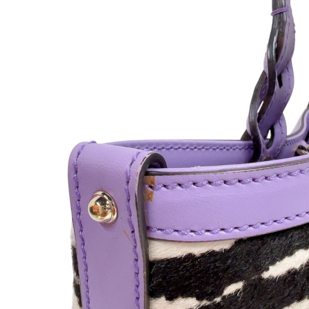 GUCCI - グッチ GUCCI ゼブラ柄 トートバッグ 269878 パープル GUCCI - グッチ GUCCI ゼブラ柄 トートバッグ 269878 パープル