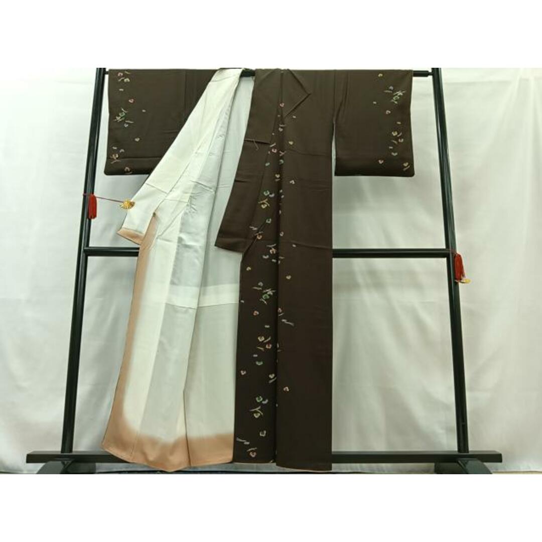 平和屋着物□上質な小紋 吹き寄せ松竹梅文 金銀彩 正絹 逸品 平和屋着物□上質な小紋 吹き寄せ松竹梅文 金銀彩 正絹 逸品