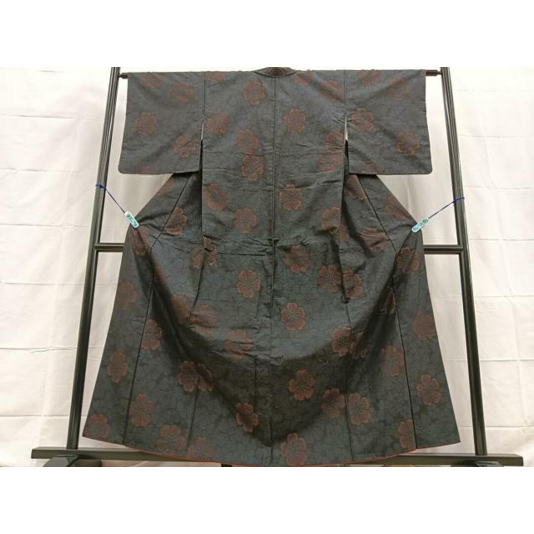 平和屋着物□本場大島紬 花尽し 正絹 逸品 BAAR7115xaの通販 by 平和屋着物□本場大島紬 花尽し 正絹 逸品 BAAR7115xaの通販 by