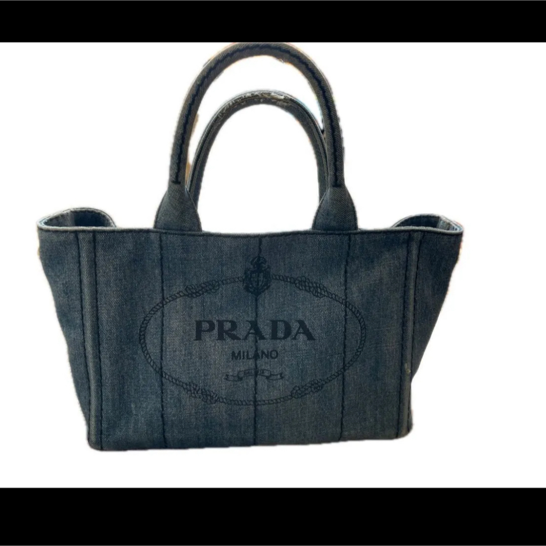 PRADA - PRADA カナパ デニム トートバッグの通販 by ☆'s shop PRADA - PRADA カナパ デニム トートバッグの通販 by ☆'s shop