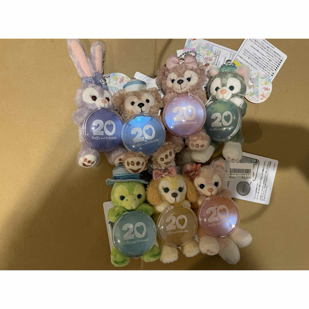 ダッフィー - ぬいぐるみチャーム 7点セット ダッフィーフレンズ ダッフィー - ぬいぐるみチャーム 7点セット ダッフィーフレンズ