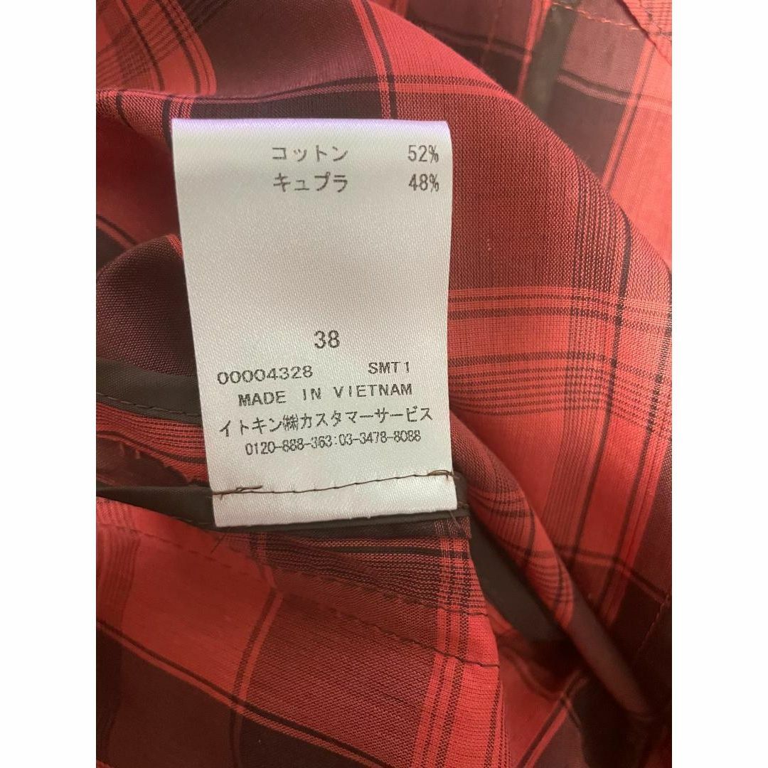 Courreges - courreges クレージュ チュニック ワンピース 赤 黒 Courreges - courreges クレージュ チュニック ワンピース 赤 黒
