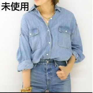 DEUXIEME CLASSE - 未使用☆Deuxieme Classe☆デニムシャツの DEUXIEME CLASSE - 未使用☆Deuxieme Classe☆デニムシャツの