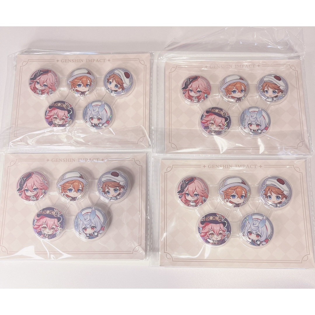 原神 fes 特典 マグネット缶バッジ エンタメ/ホビーのおもちゃ/ぬいぐるみ(キャラクターグッズ)の商品写真