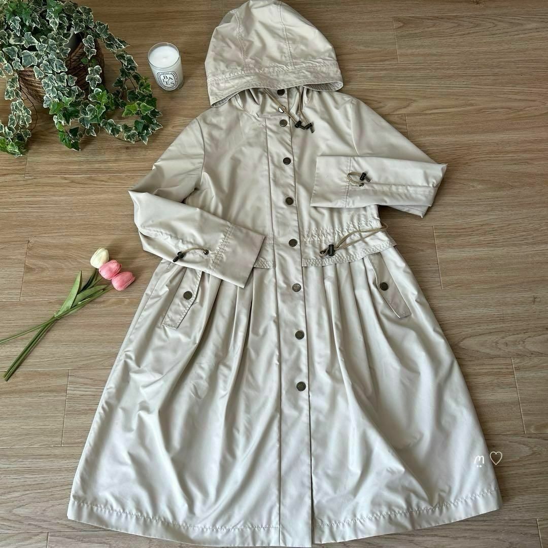 FOXEY - FOXEY フォクシー タフタコート ロングスプリングコート FOXEY - FOXEY フォクシー タフタコート ロングスプリングコート