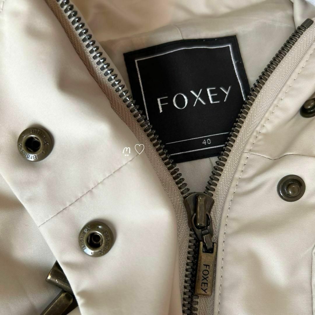 FOXEY - FOXEY フォクシー タフタコート ロングスプリングコート FOXEY - FOXEY フォクシー タフタコート ロングスプリングコート