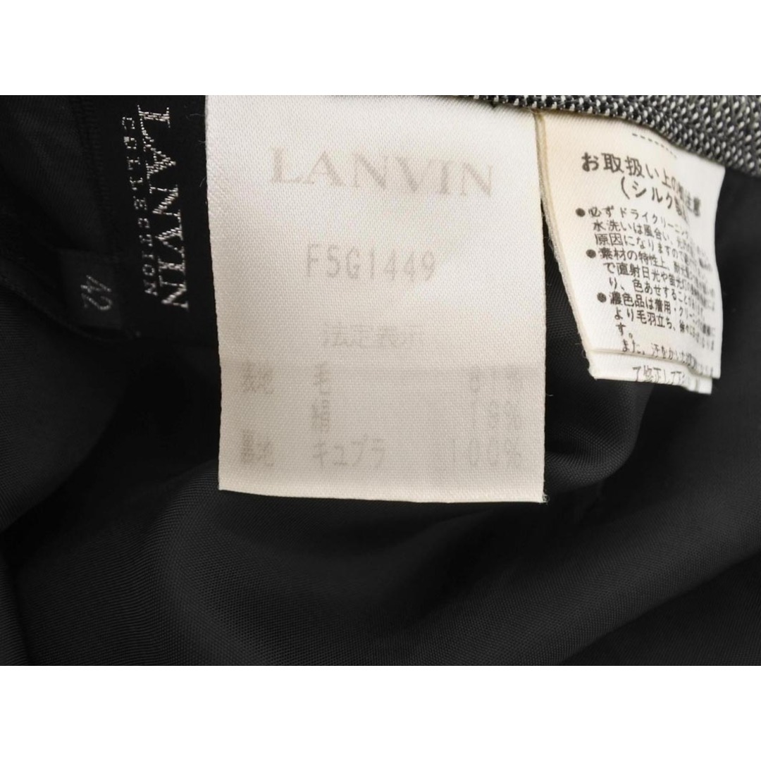 LANVIN - LANVIN ランバン シルク混 タイト スカート size42 LANVIN - LANVIN ランバン シルク混 タイト スカート size42