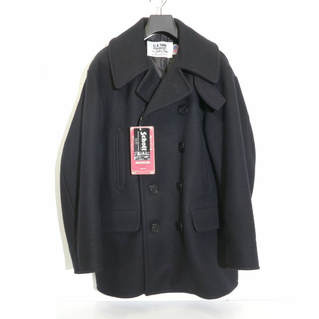schott - 別注 SCHOTT Steven Alan US PEAJACKET Pコートの通販 schott - 別注 SCHOTT Steven Alan US PEAJACKET Pコートの通販