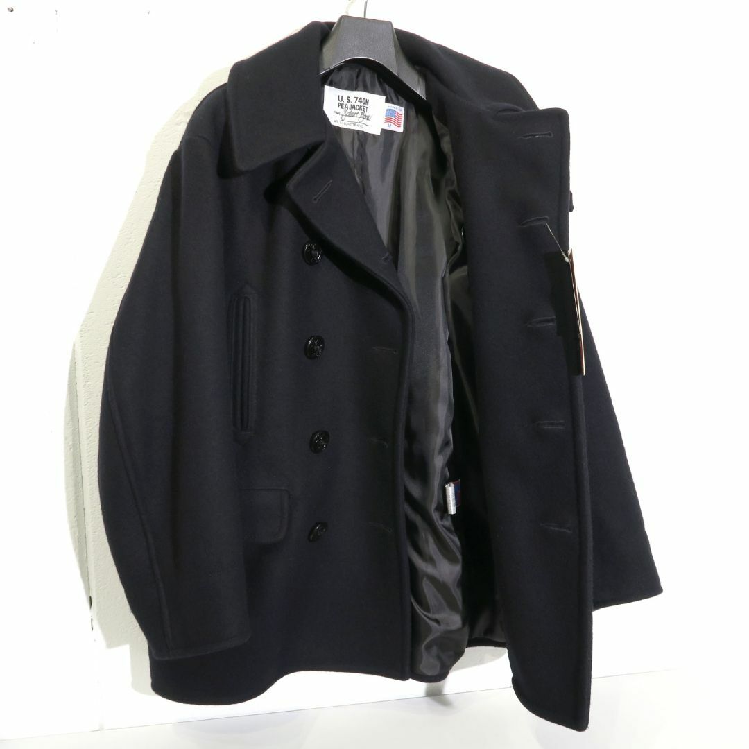 schott - 別注 SCHOTT Steven Alan US PEAJACKET Pコートの通販 schott - 別注 SCHOTT Steven Alan US PEAJACKET Pコートの通販