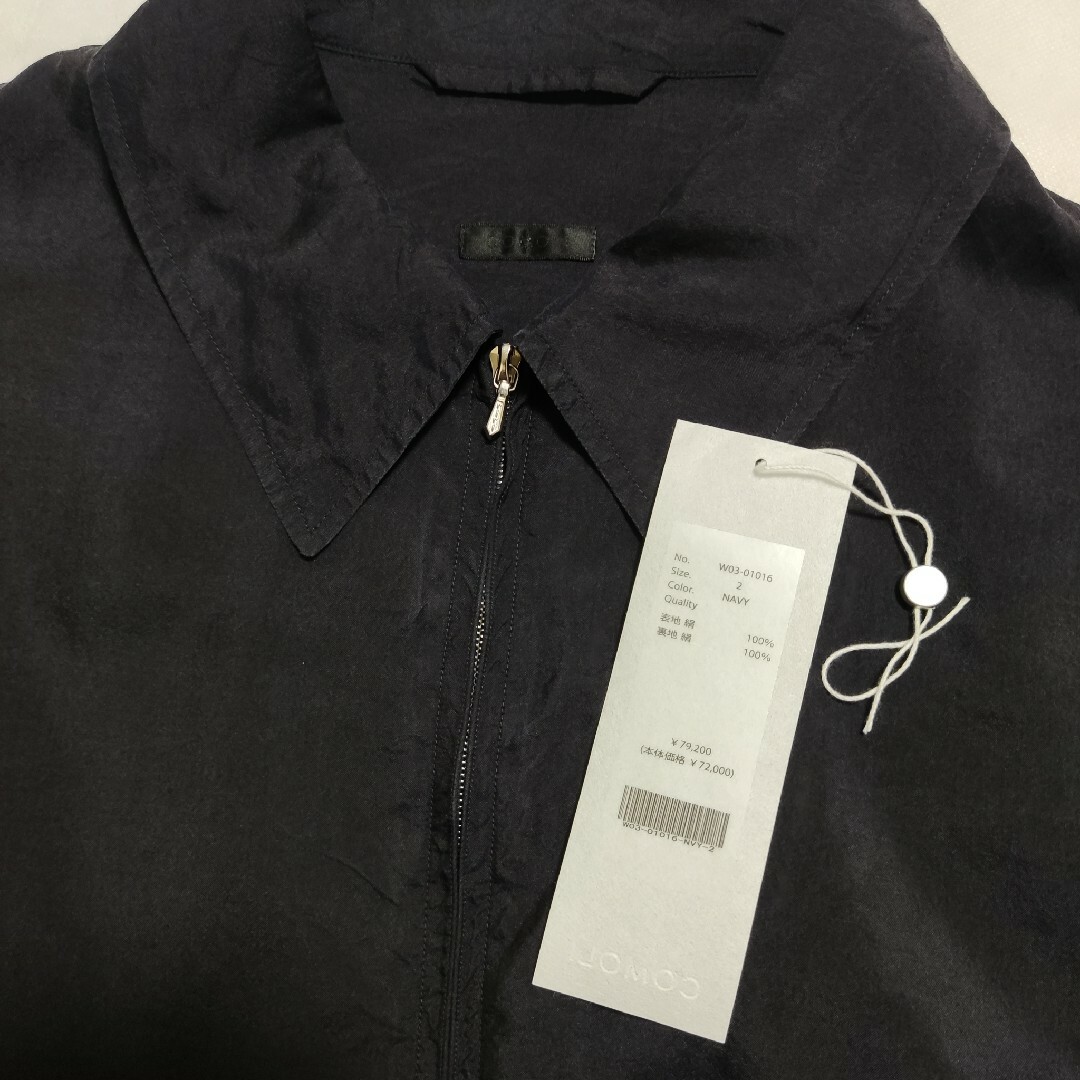 COMOLI - 22AW COMOLI シルクスイングトップ 2 絹 ジャケットの COMOLI - 22AW COMOLI シルクスイングトップ 2 絹 ジャケットの