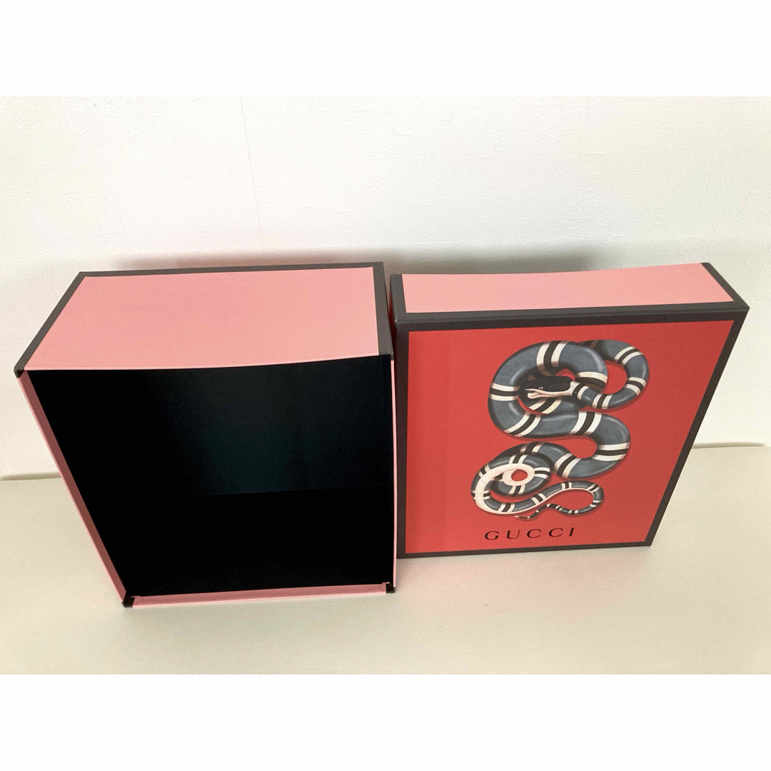GUCCI - グッチ (大)キングスネーク 純正 空箱/BOX 蛇/ヘビ 用途 GUCCI - グッチ (大)キングスネーク 純正 空箱/BOX 蛇/ヘビ 用途