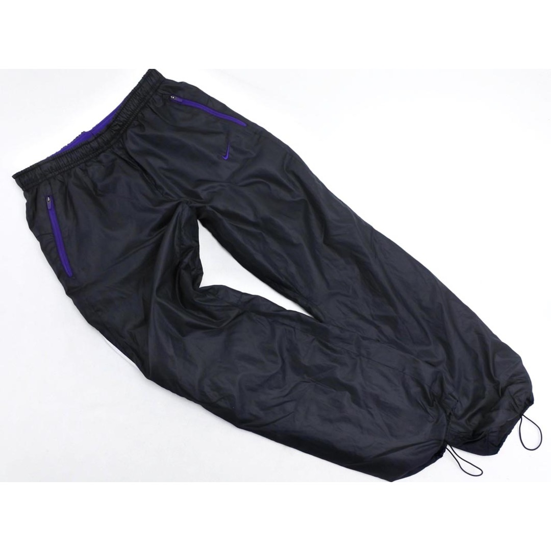 NIKE - NIKE ナイキ トラック パンツ sizeM/黒x紫 NIKE - NIKE ナイキ トラック パンツ sizeM/黒x紫