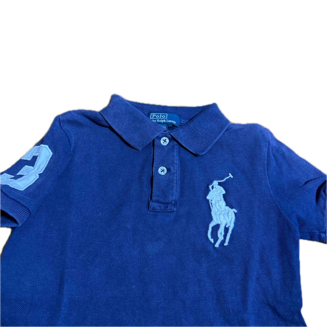 POLO RALPH LAUREN - デカロゴ刺繍・ポロラルフローレン・紺色 POLO RALPH LAUREN - デカロゴ刺繍・ポロラルフローレン・紺色