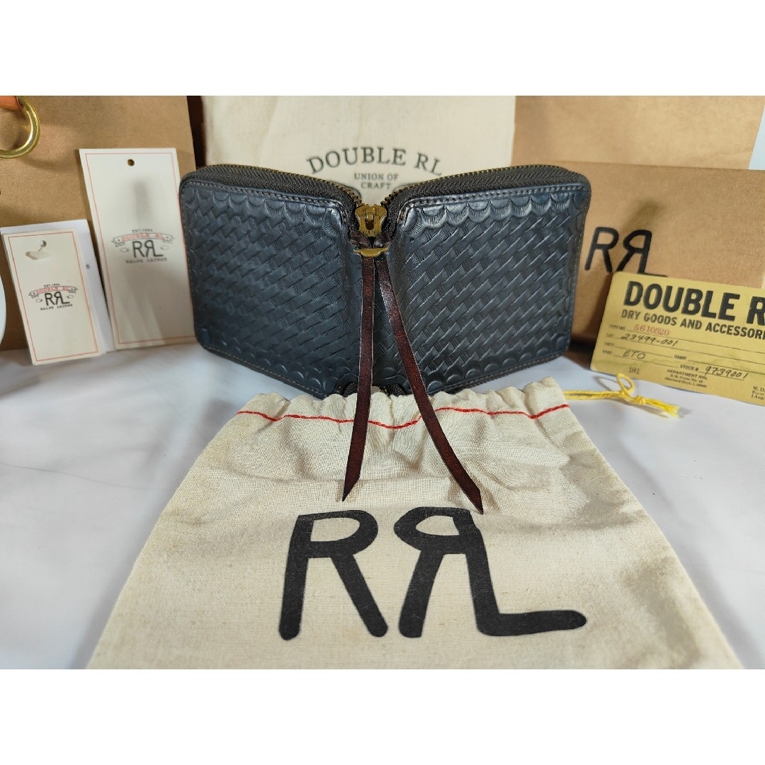 RRL - 【美品】RRL ダブルアールエル バスケットレザー RRL - 【美品】RRL ダブルアールエル バスケットレザー