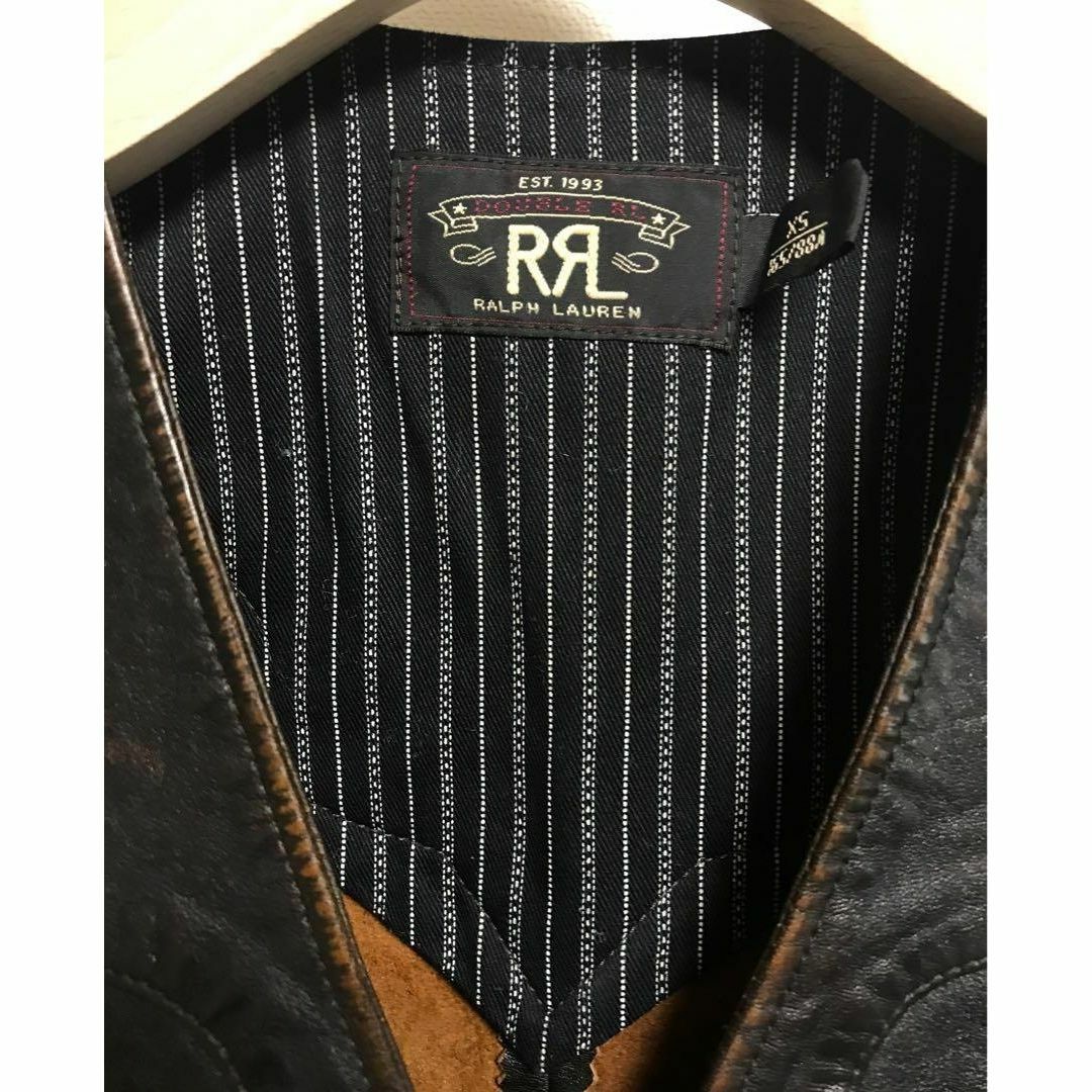 RRL - 幻 RRL PERKINS LEATHER VEST レザー ベスト の通販 by RRL - 幻 RRL PERKINS LEATHER VEST レザー ベスト の通販 by