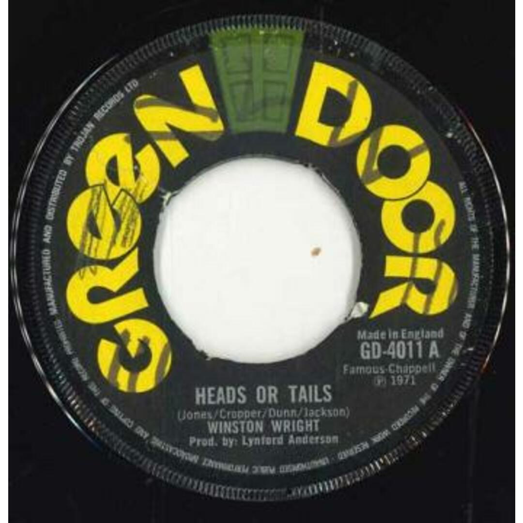 素晴らしい外見 GD4011 Tails Or Heads Wright Winston 英7” Green /00050 Door その他