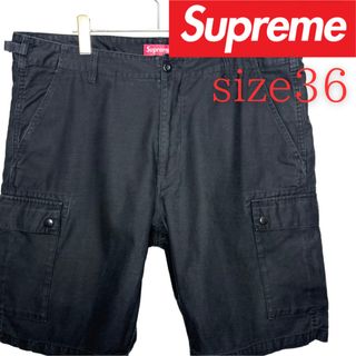 Supreme - 美品 Supreme カーゴショーツ ブラック size36の通販 Supreme - 美品 Supreme カーゴショーツ ブラック size36の通販