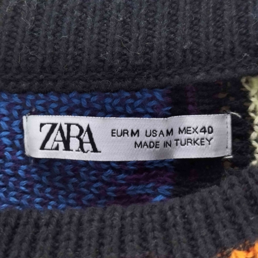ZARA - ZARA(ザラ) コットン 3Dニット メンズ トップス ニット ZARA - ZARA(ザラ) コットン 3Dニット メンズ トップス ニット