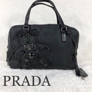 PRADA - PRADA プラダ イブニング ベア ビジュー ハンドバッグ PRADA - PRADA プラダ イブニング ベア ビジュー ハンドバッグ