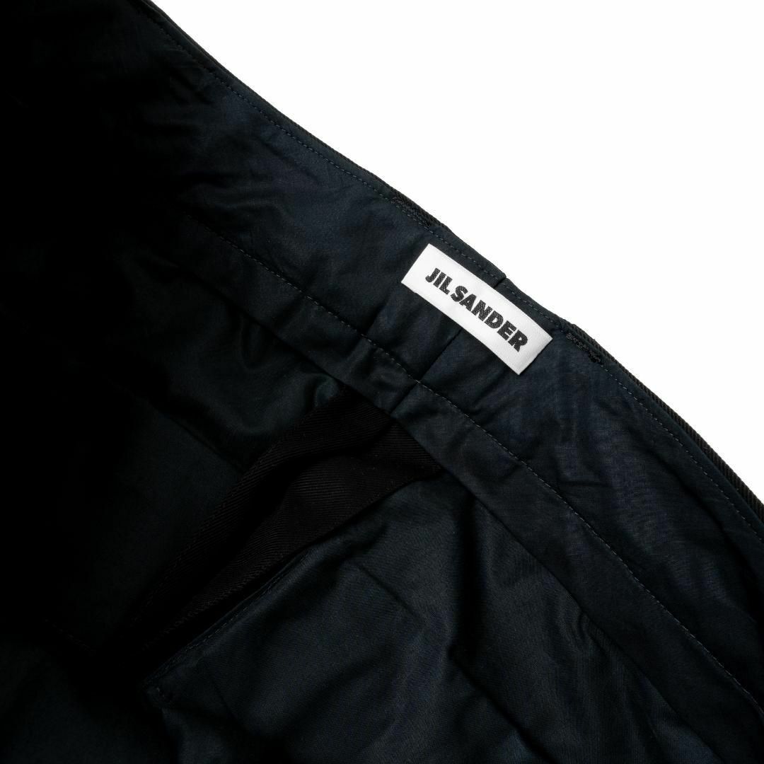 JIL SANDER - 新品 JIL SANDER ベルト付き ワイドコットンパンツ JIL SANDER - 新品 JIL SANDER ベルト付き ワイドコットンパンツ