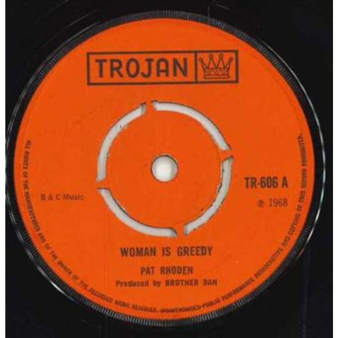 【翌日発送可能】 英7” /00050 Records Trojan TR606 Endlessly / Greedy Is Woman Smith Junior / Rhoden Pat その他