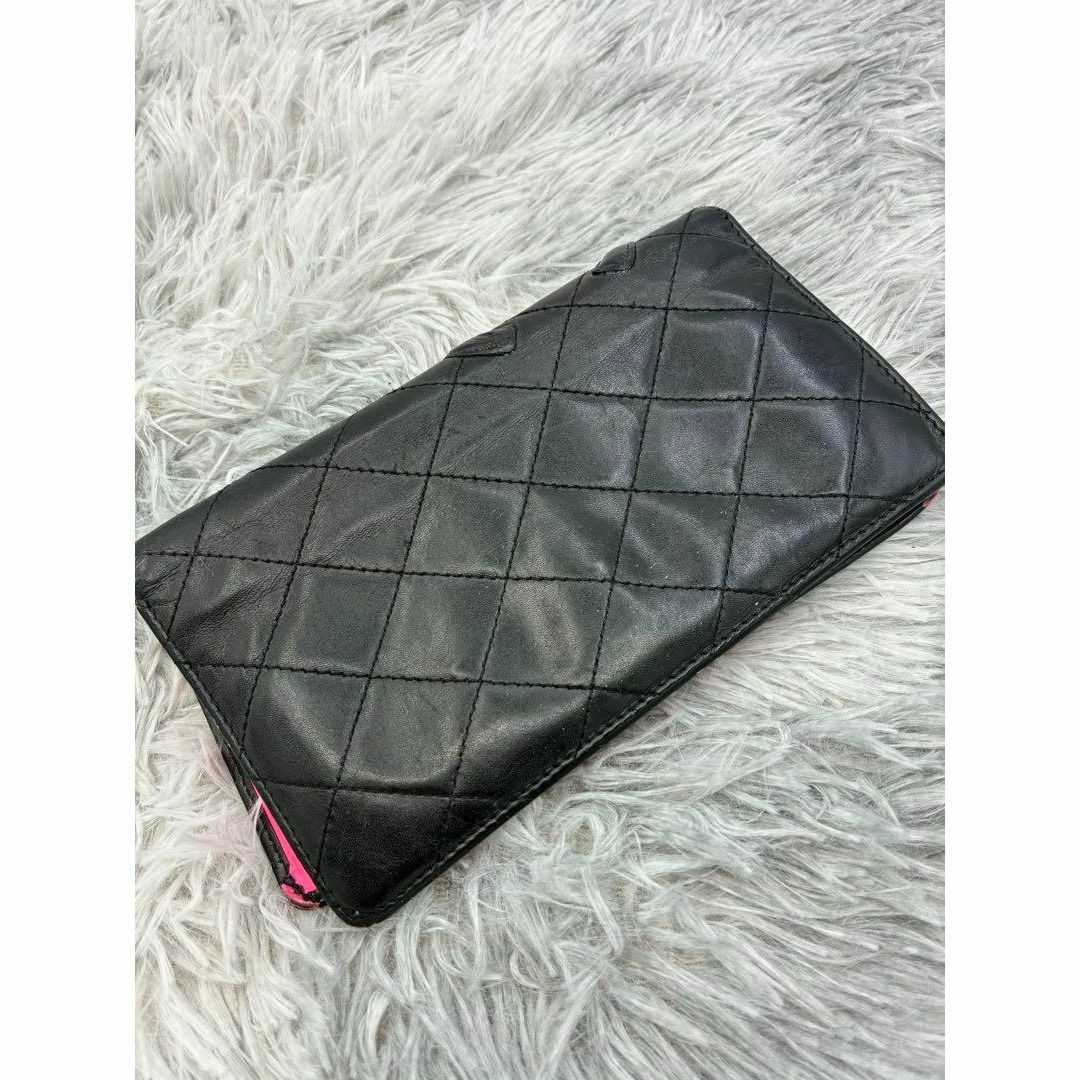 CHANEL - 美品! CHANEL カンボンライン 長財布 ギャランティ CHANEL - 美品! CHANEL カンボンライン 長財布 ギャランティ