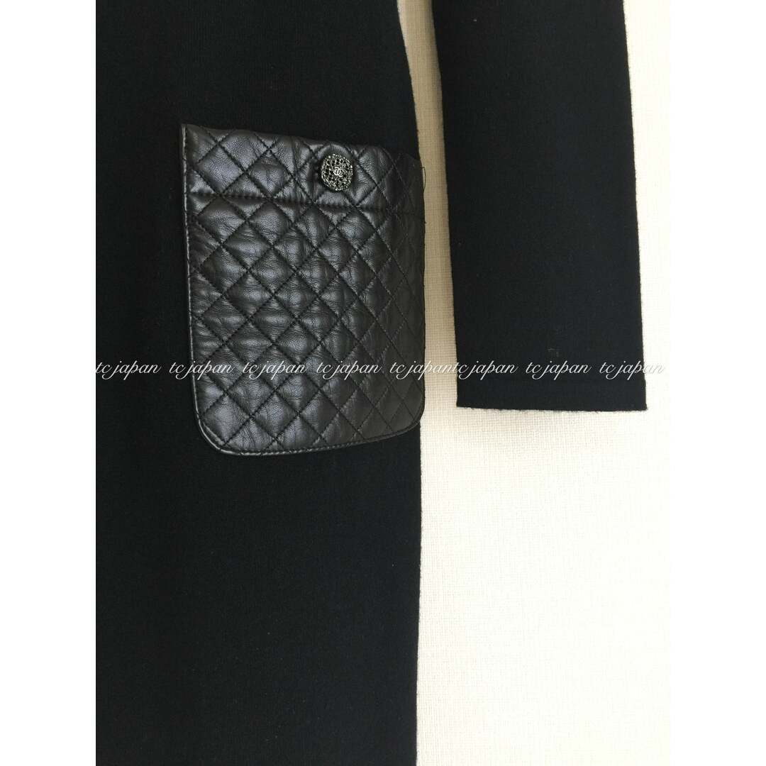 CHANEL - シャネル ワンピース CHANELブラック ウール カシミア