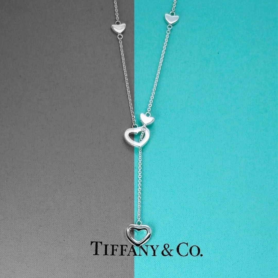Tiffany & Co. - 【ティファニー】リンク ハート ラリアット Tiffany & Co. - 【ティファニー】リンク ハート ラリアット