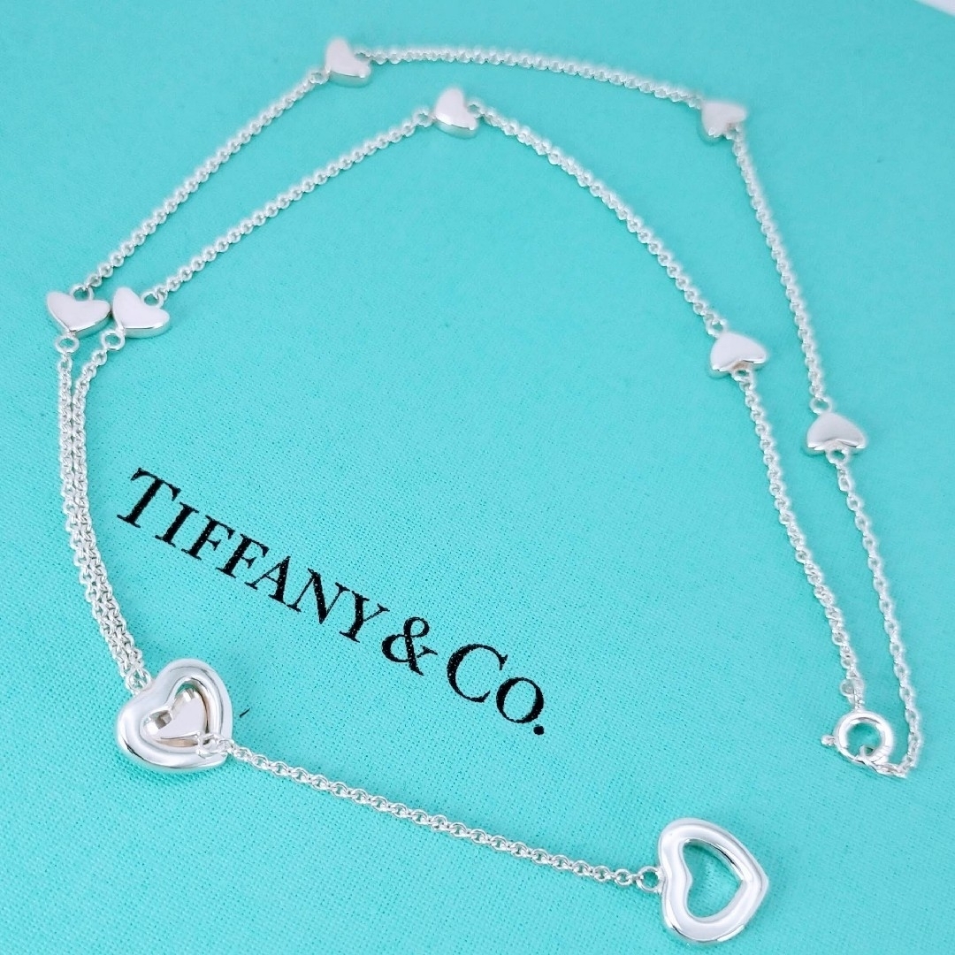 Tiffany & Co. - 【ティファニー】リンク ハート ラリアット Tiffany & Co. - 【ティファニー】リンク ハート ラリアット