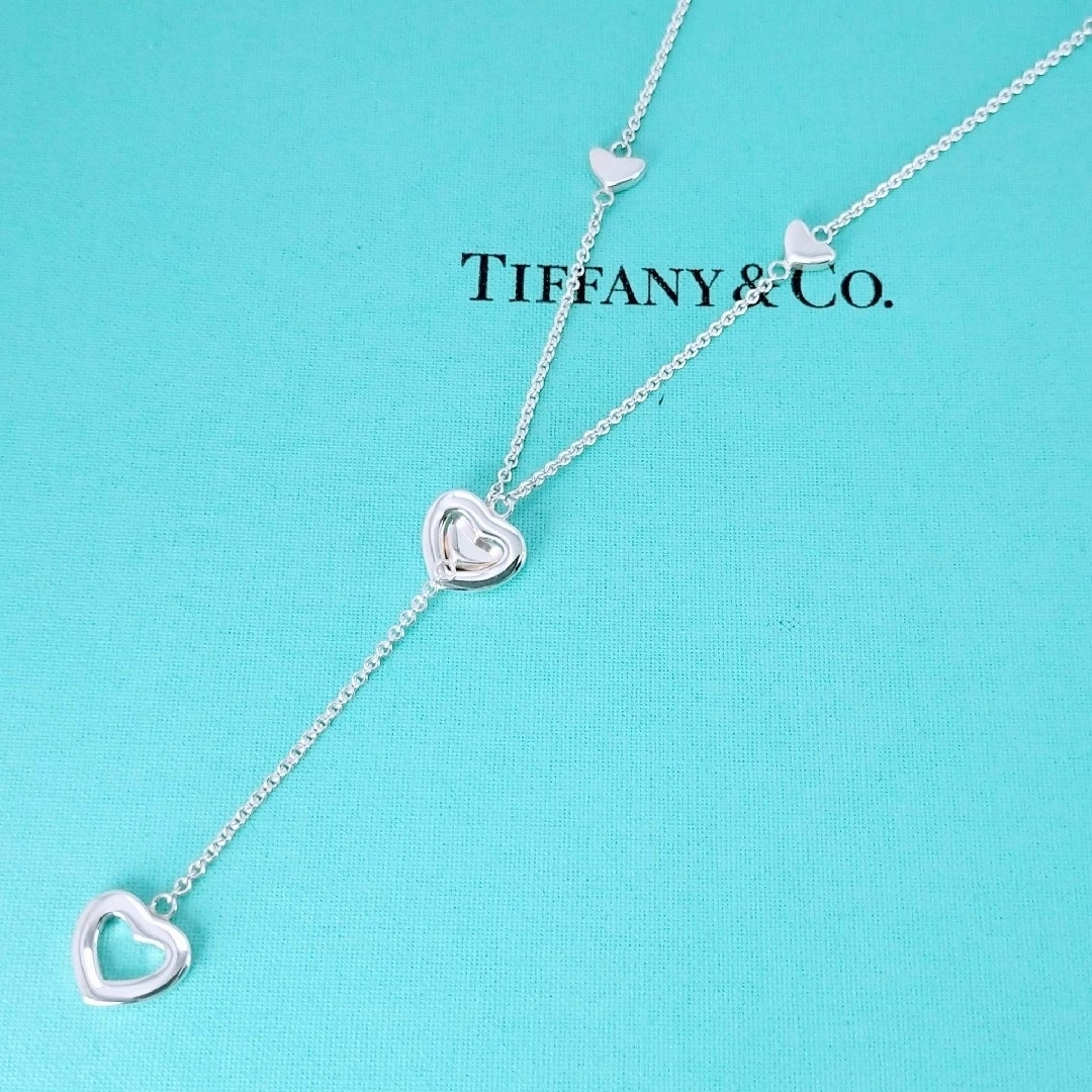 Tiffany & Co. - 【ティファニー】リンク ハート ラリアット Tiffany & Co. - 【ティファニー】リンク ハート ラリアット